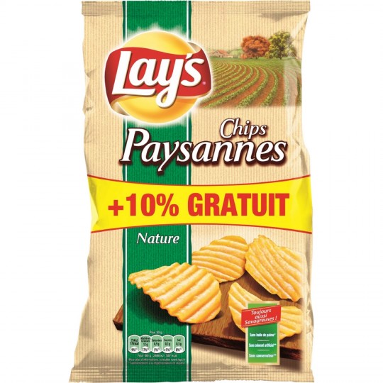 Lays Chips Paysannes Nature 350g 